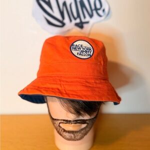 Orange Bucket Hat Race Through New York